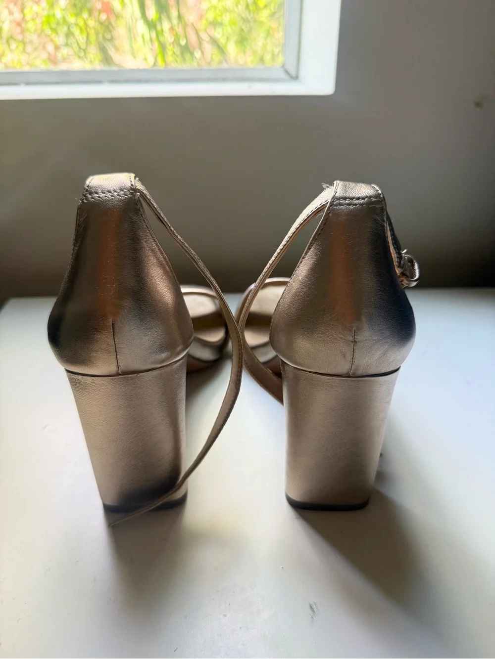 Naturalizer Joy sandal with wide 4” block heel sz 8.5 Wide NWOT
